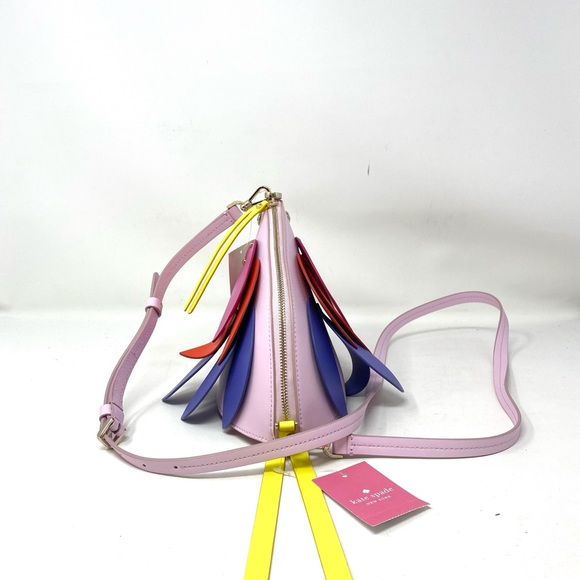 Kate♠️Spade Parrot Crossbody Flock Multi Leather - Picture 6 of 8